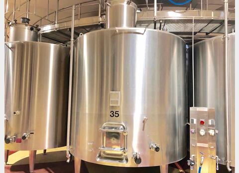 Cuve inox 304 - Avec drapeaux 120 HL (12 000 litres) ETA