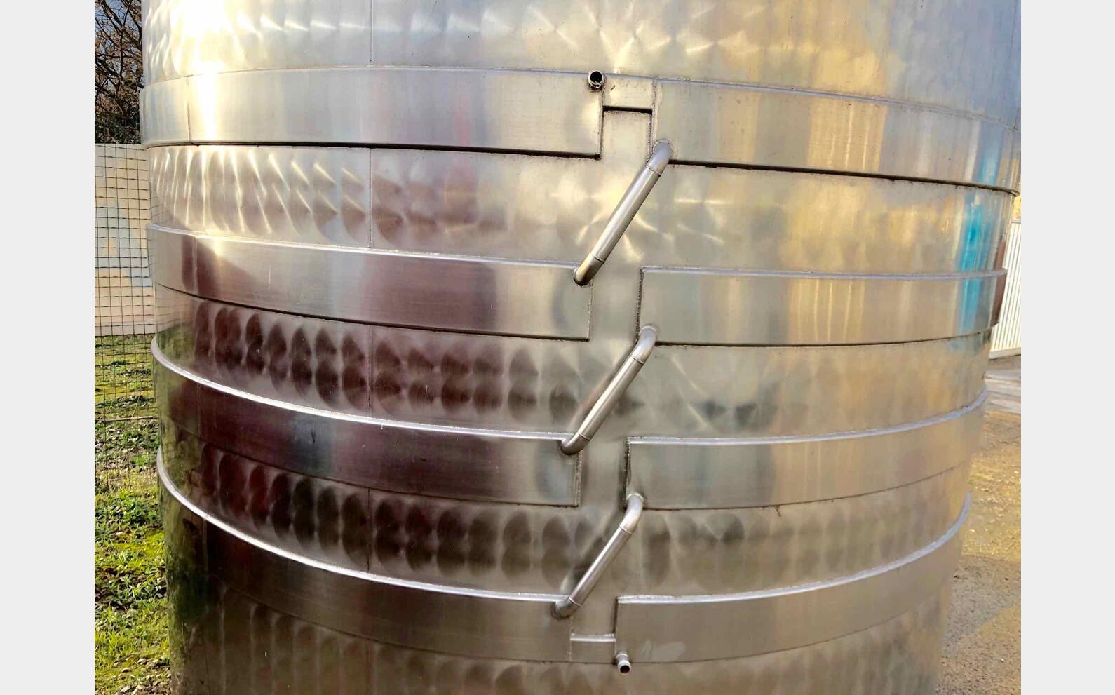 Cuve inox - Fond plat 150 HL (15 000 litres)
