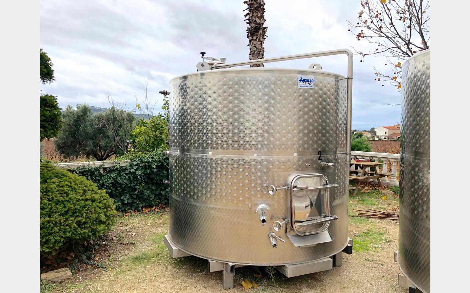 Cuve inox 45 HL (4 500 litres)