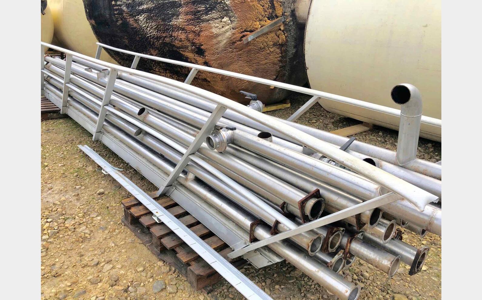 Tube inox vannes