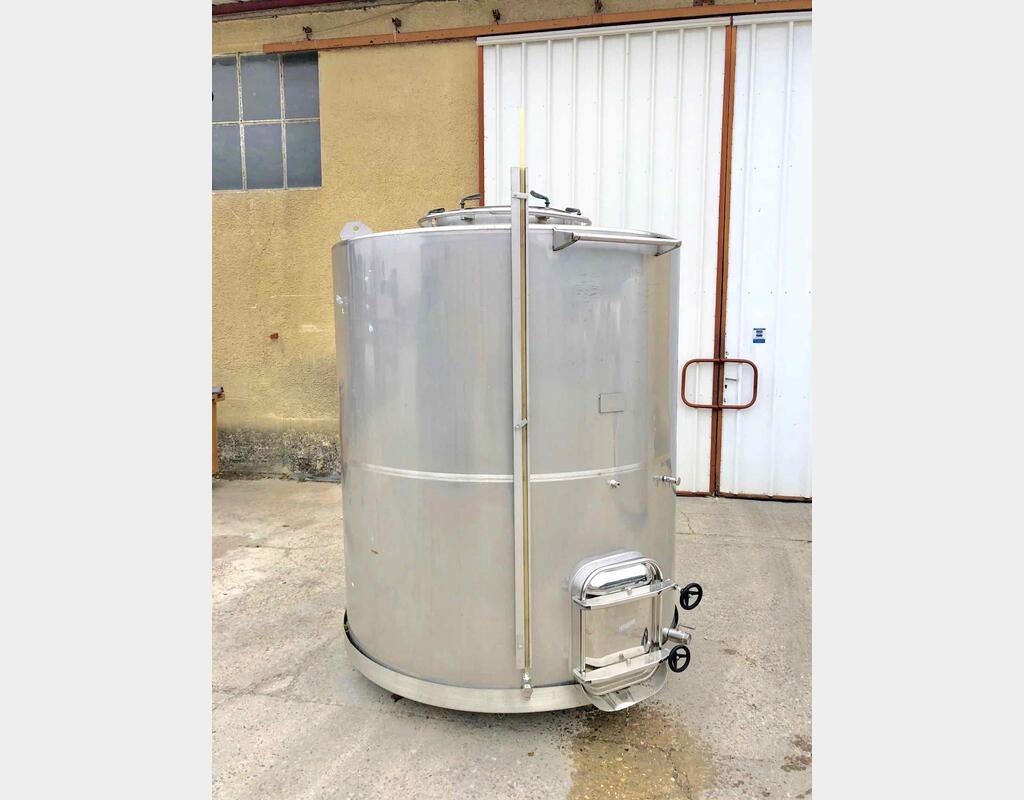 Stainless steel tank - Thermoregulated