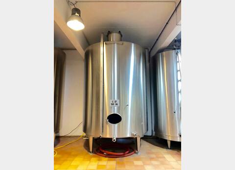 Cuve inox - Fond plat 150 HL (15 000 Litres) PIERRE GUERIN