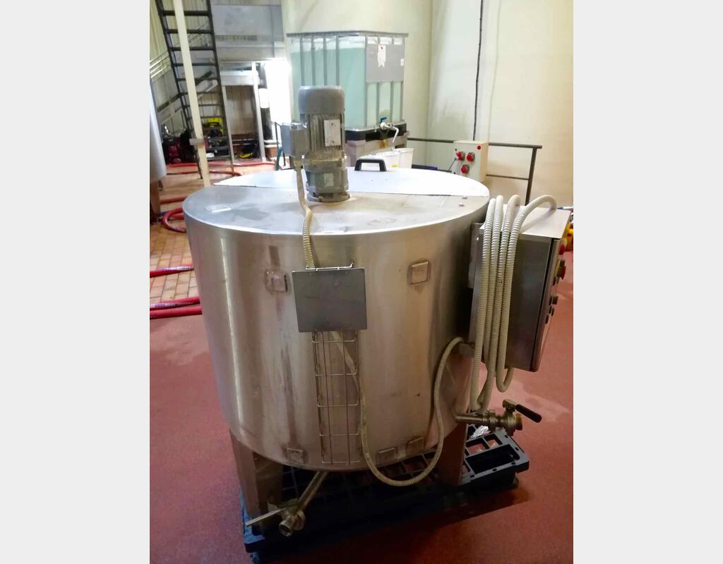 Filtre presse avec cuve de mélange + bac - Et stock perlite