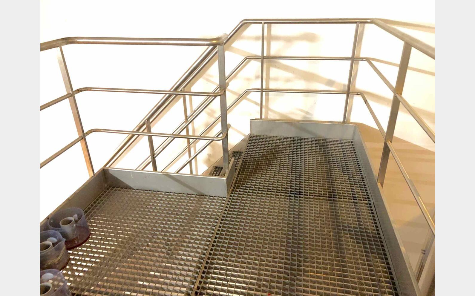 Passerelle inox
