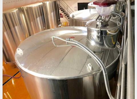 Stainless steel tank on feet 100 HL (10 000 Liters) ALLIANCE INOX