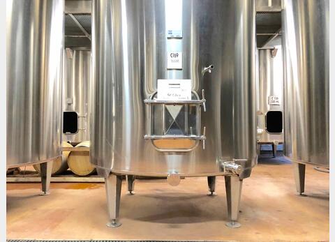 Stainless steel tank on feet 100 HL (10 000 Liters) ALLIANCE INOX