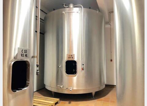 Cuve inox - Fond plat 208 HL (20 800 litres) PIERRE GUERIN