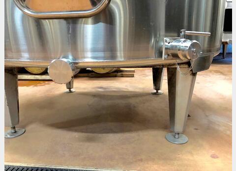 Cuve inox sur pieds 100 HL (10 000 Litres) ALLIANCE INOX