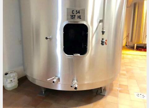 Stainless steel tanks 157 HL (15 700 Liters) PIERRE GUERIN