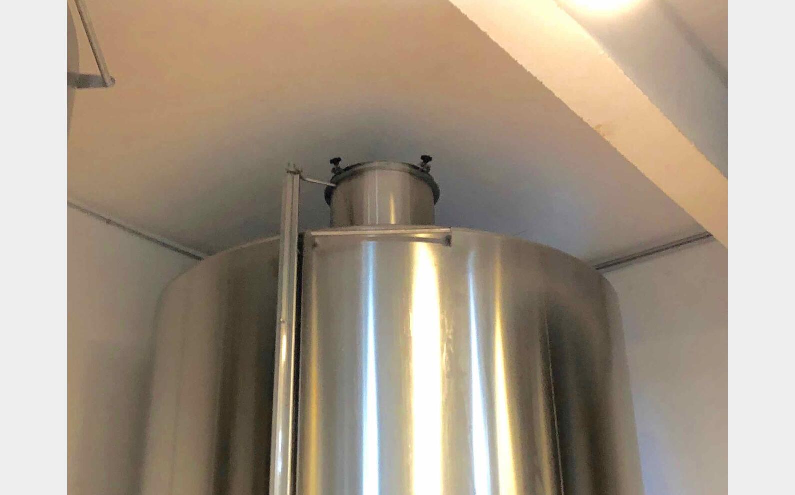 Cuve inox - Fond plat 150 HL (15 000 Litres) PIERRE GUERIN