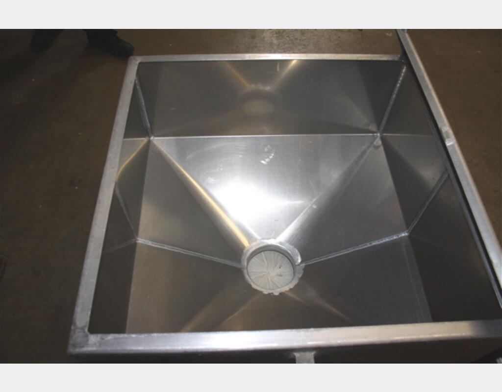 Conteneur aluminium 200 L - pour poudre ou granul&eacute;s