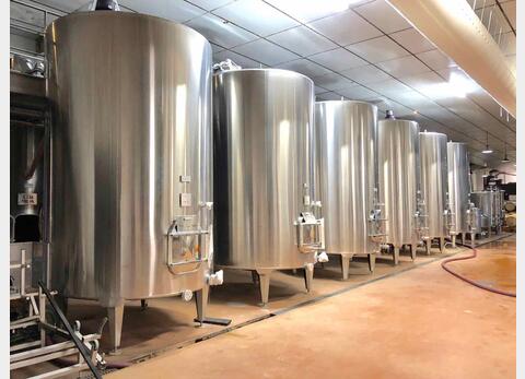 Cuve inox - Avec drapeaux 100 HL (10 000 litres) ALLIANCE INOX