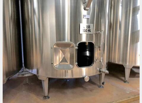 Cuve inox - Avec drapeaux 150 HL (15 000 Litres) ALLIANCE INOX