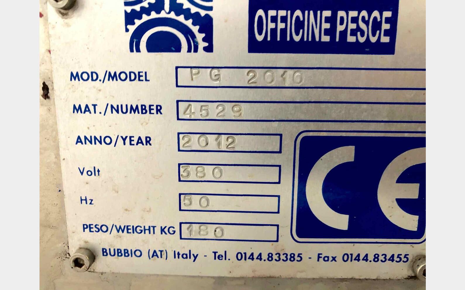 Corker bottling - PG2010 OFFICINE PESCE