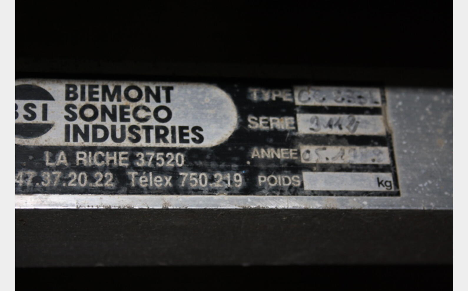 Conteneur aluminium 200 L Marque : BSI.