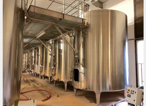 Stainless steel tank on feet 150 HL (15 000 liters) ALLIANCE INOX