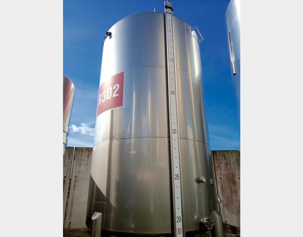 Cuve stockage inox 316L 300 HL (30 000 litres) ARSILAC