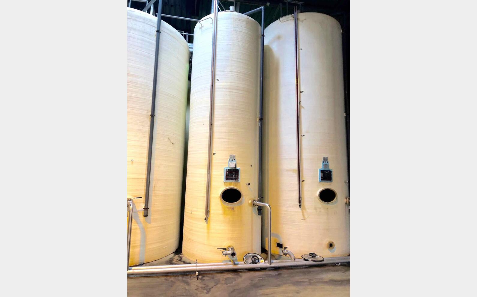 Cuve fibre - Fond bomb&eacute; 150 HL (15000 litres)