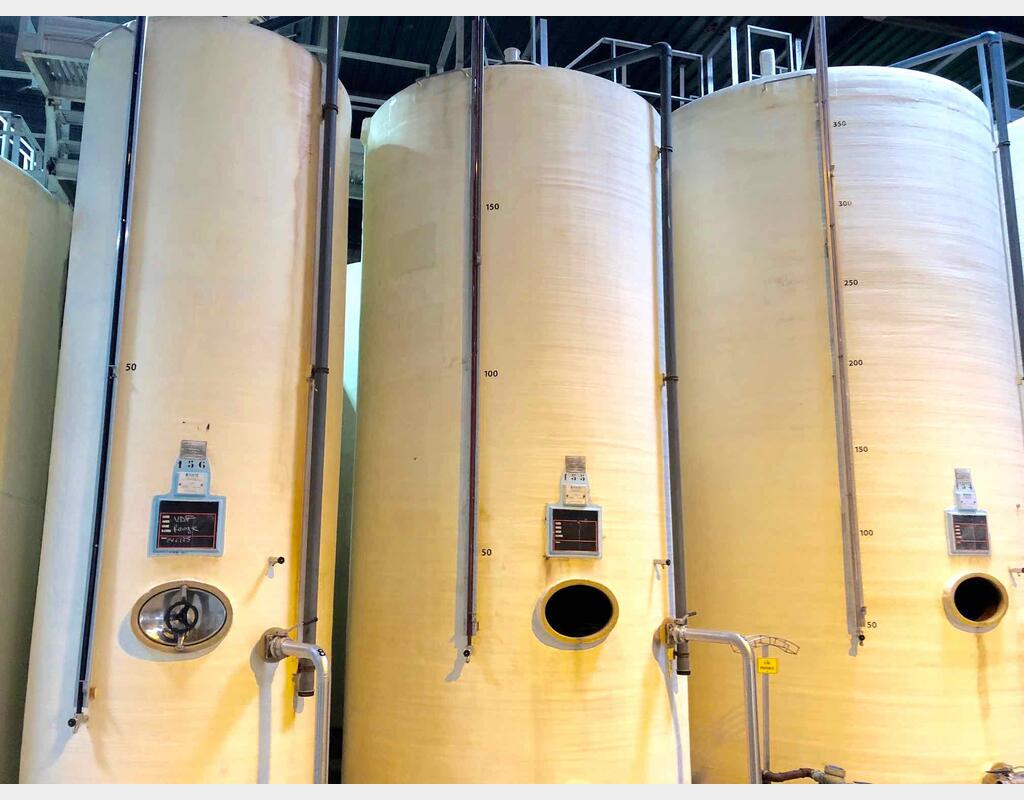 Cuve fibre - Fond bomb&eacute; 200 HL (20000 litres)