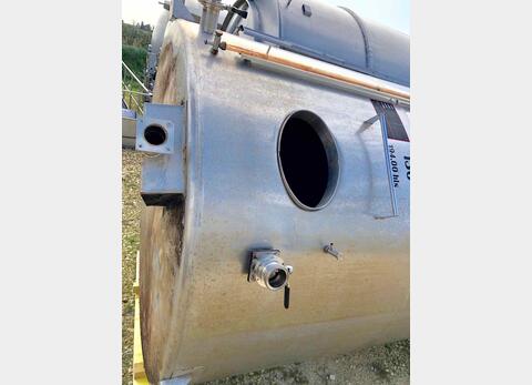 Cuve inox verticale 195 HL (19 500 litres)