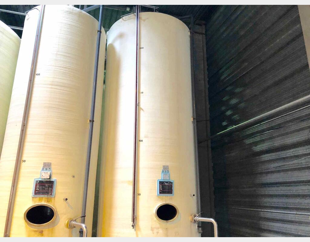 Cuve fibre - Fond bomb&eacute; 250 HL (25000 litres)