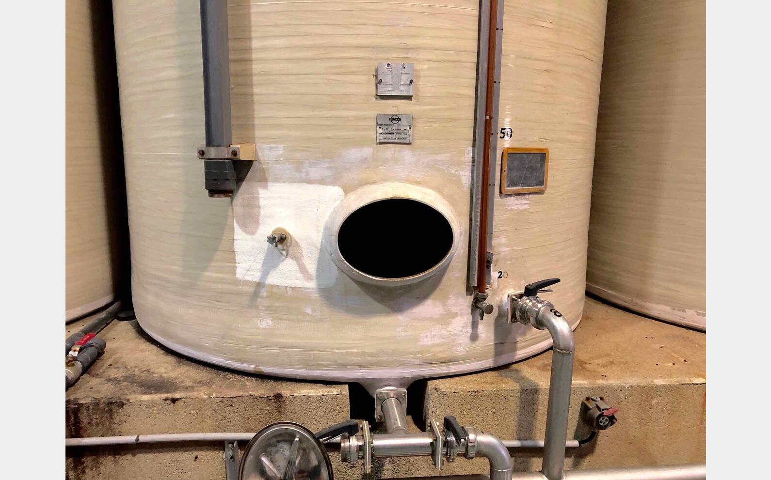 Cuve fibre cylindrique 300 HL (30000 litres)