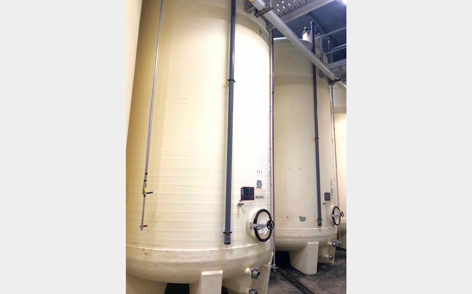 Cuve fibre cylindrique 400 HL (40000 litres)