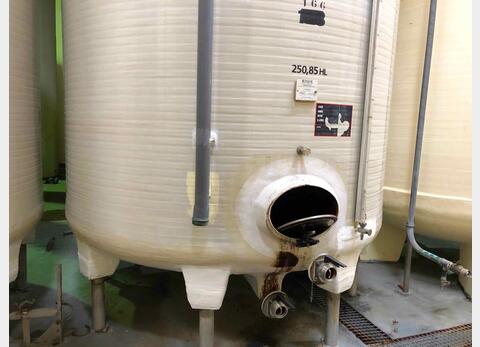 Cylindrical fibre tank 250 HL (25000 liters)