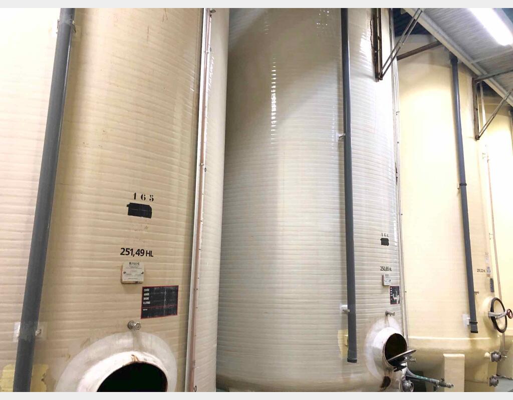 Cylindrical fibre tank 250 HL (25000 liters)