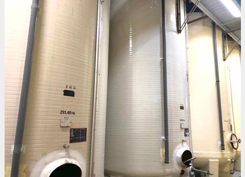 Cuve fibre cylindrique 250 HL (25000 litres)