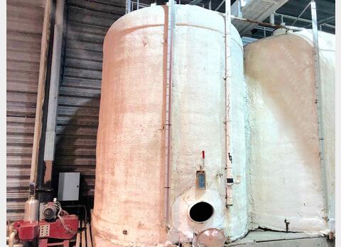 Vertical cylindrical fibre tank - Insulated flat bottom