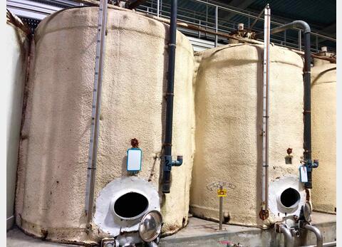 Vertical cylindrical fibre tank - Insulated flat bottom