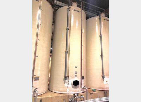 Vertical cylindrical fibre tank - Flat bottom