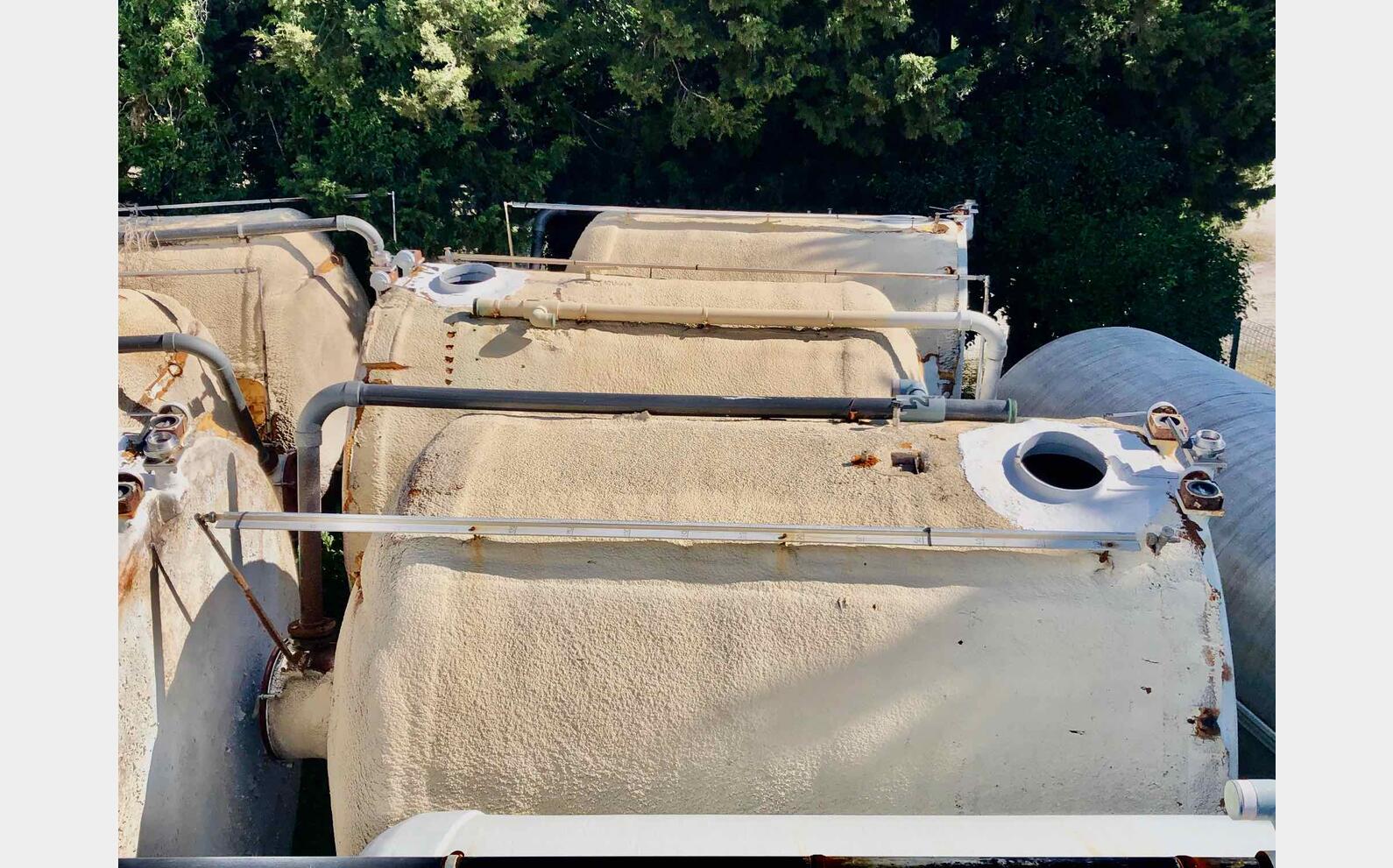 Cylindrical fibre tank 150 HL (15000 liters)