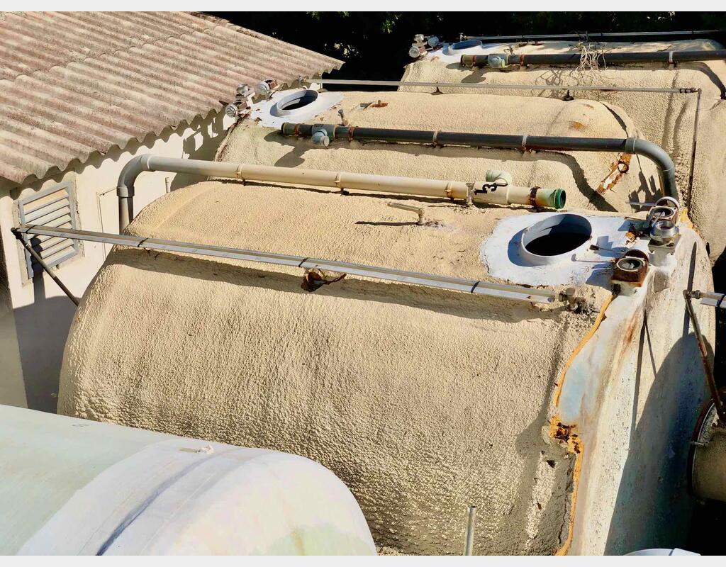Cylindrical fibre tank 150 HL (15000 liters)