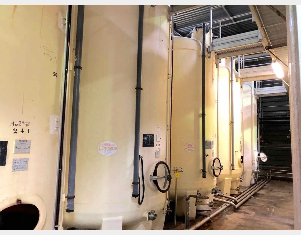 Cuve fibre cylindrique 200 HL (20000 liters)