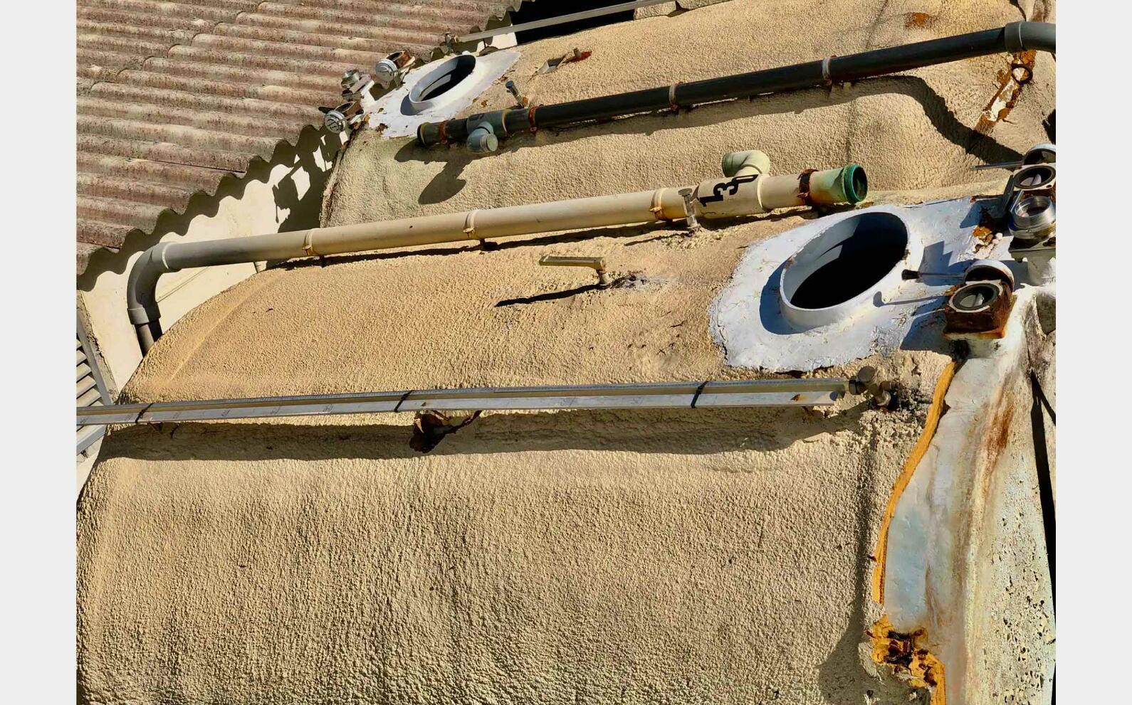 Cylindrical fibre tank 150 HL (15000 liters)
