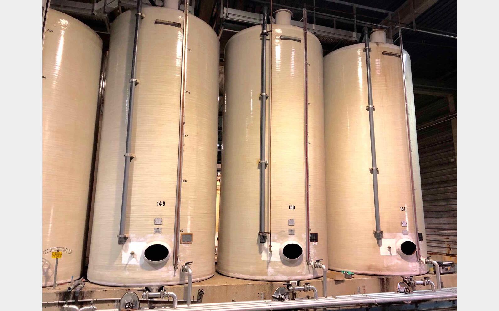 Cylindrical fibre tank 300 HL (30000 liters)