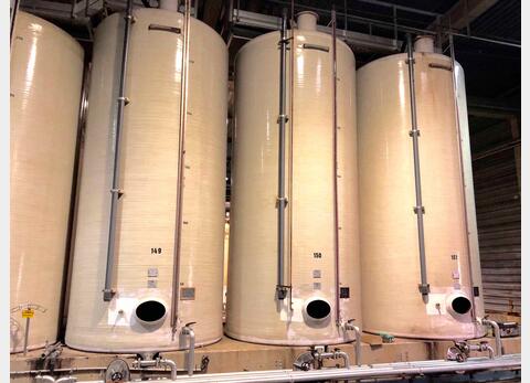 Vertical cylindrical fibre tank - Flat bottom