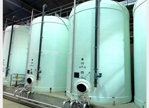 Cuve fibre cylindrique 300 HL (30000 litres) MIROIR BRAUTHITE SODIPIA