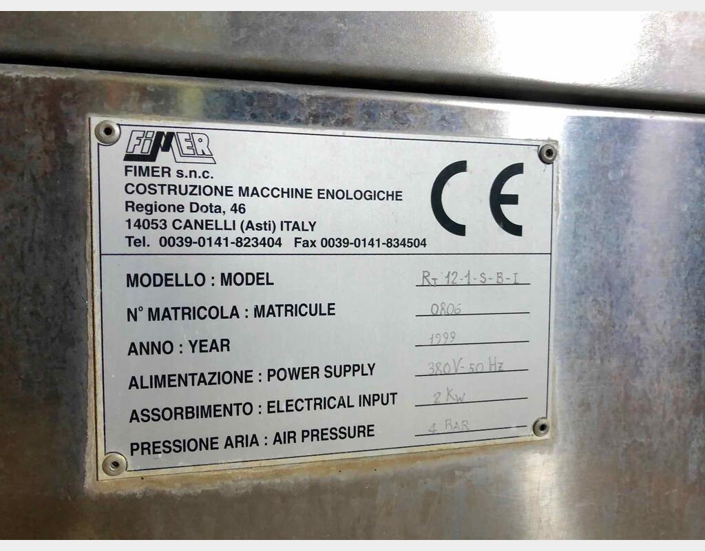 Monobloc tirage bouchage - Modéle : RT 12