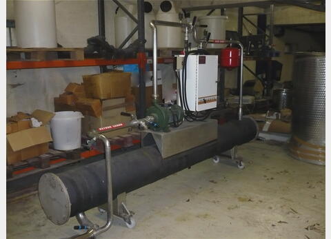 Echangeur tubulaire INOX sur roulette - Marque : INDAGRO