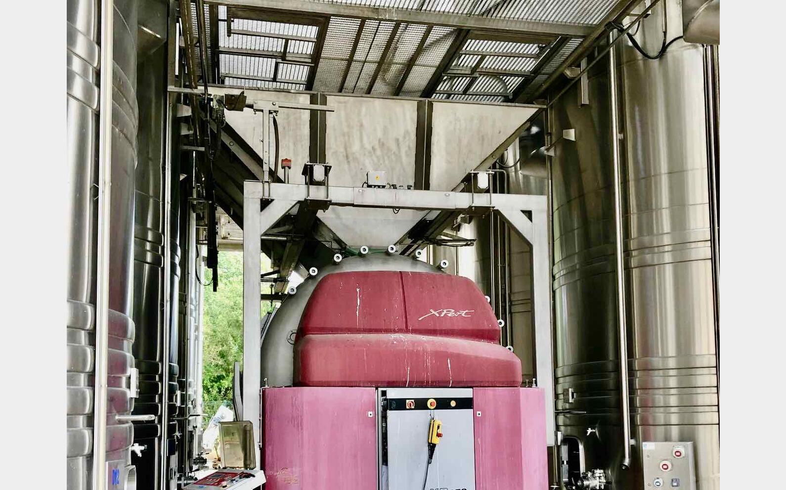 Unloading hopper BUCHER VASLIN