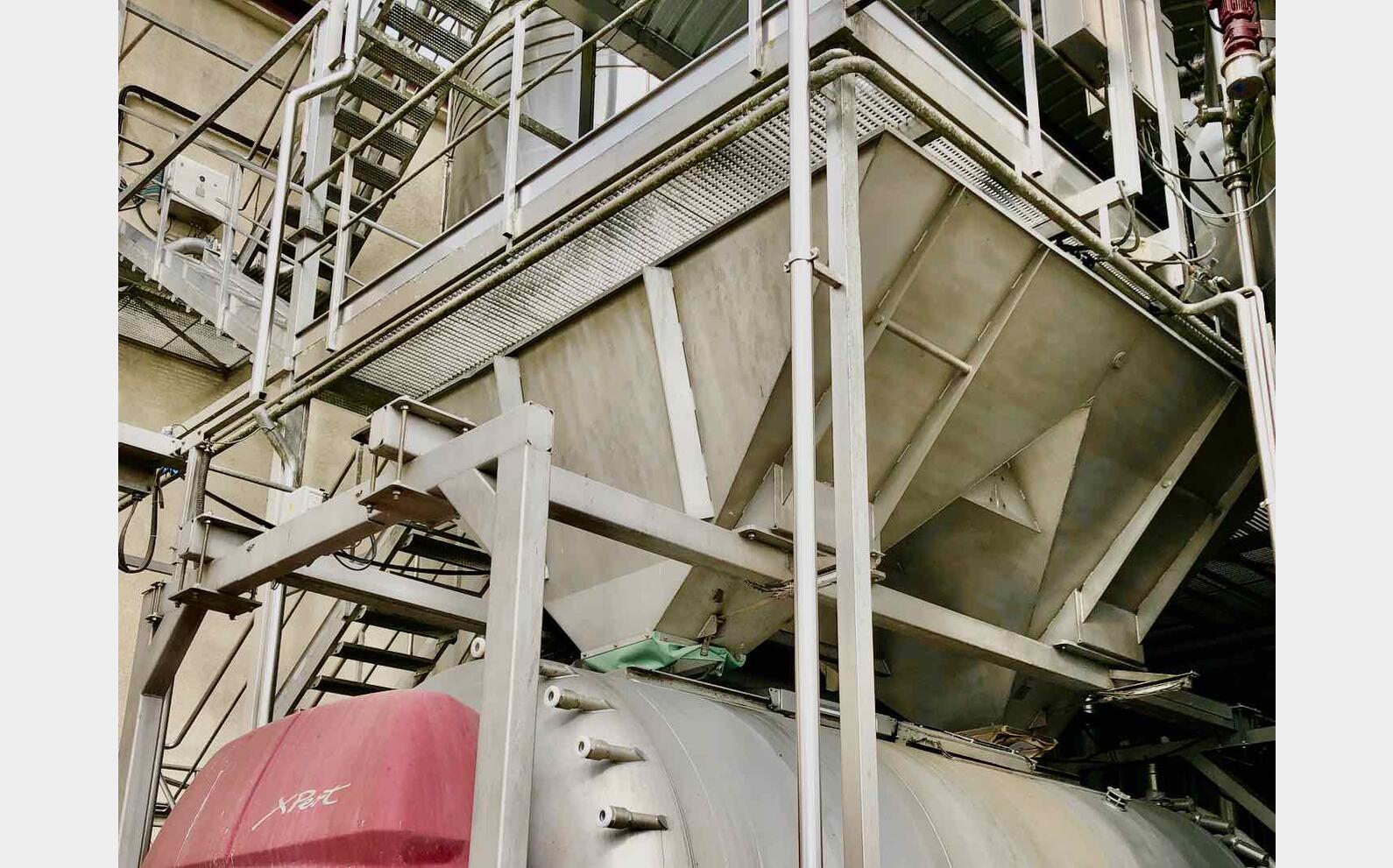 Unloading hopper BUCHER VASLIN