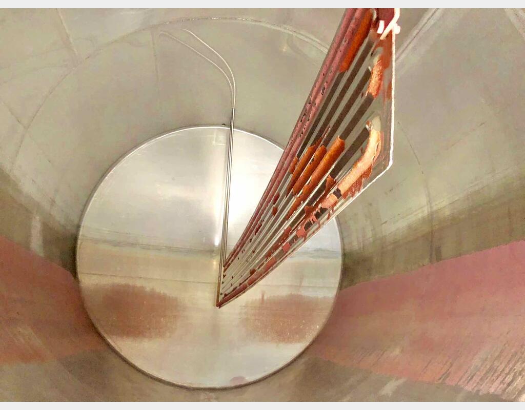 Stainless steel tank - With cooling plates