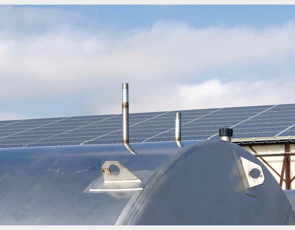 Stainless steel tank - With cooling plates