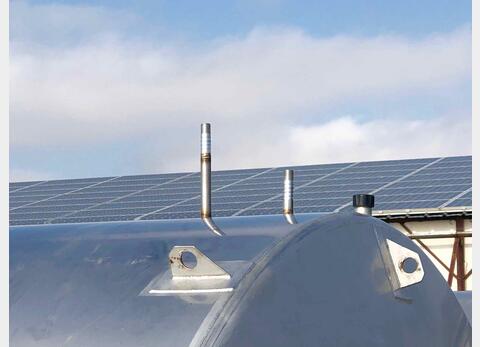 Stainless steel tank - With cooling plates 170 HL (17 000 liters)