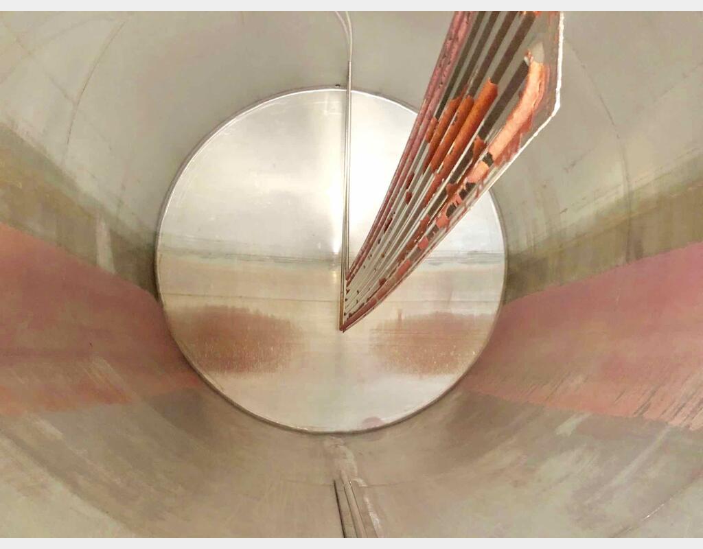 Stainless steel tank - With cooling plates