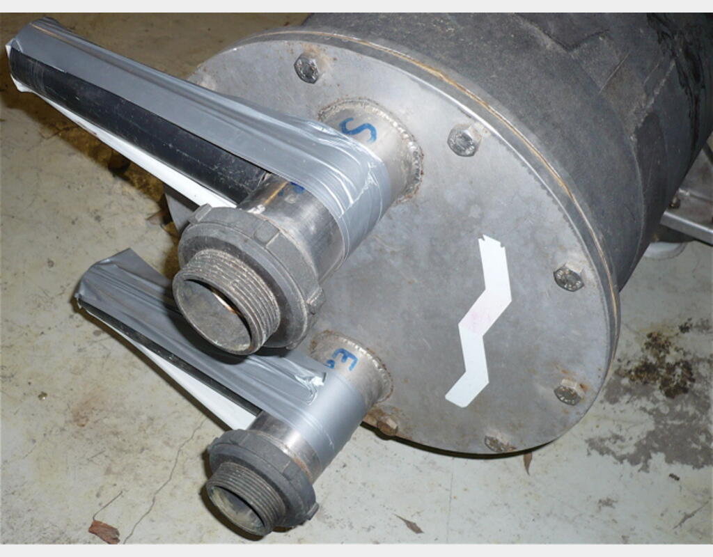 Echangeur tubulaire INOX sur roulette - Marque : INDAGRO