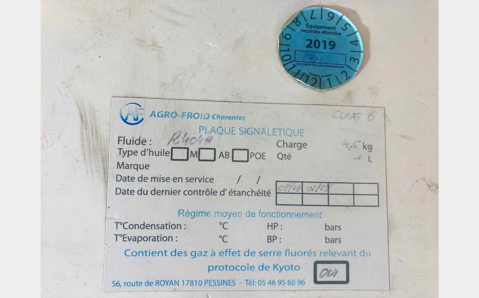 Tank &agrave; lait 15 HL (1500 litres) ALFA LAVAL